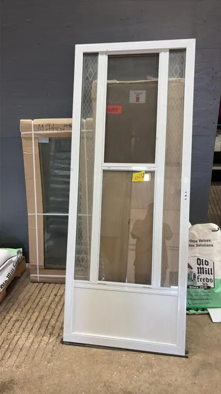 Screen door, assorted double pane sealed units