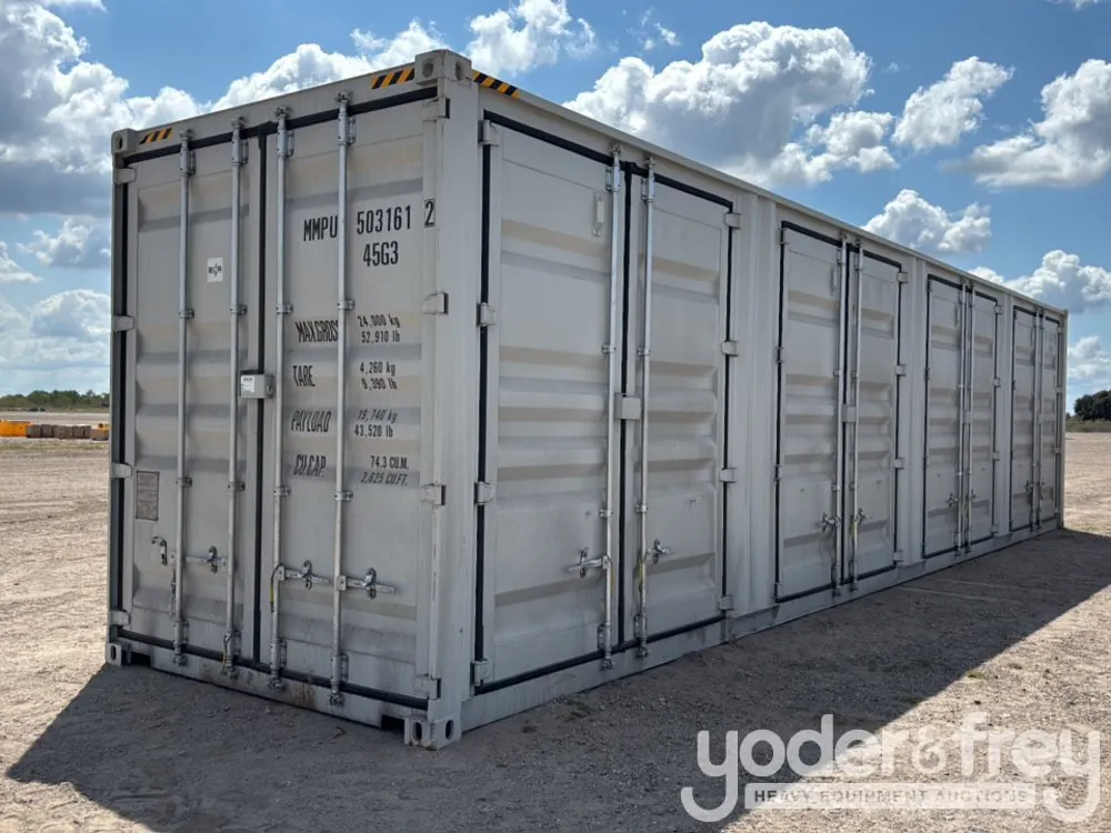 40' Multi Door Container, 4 Door
