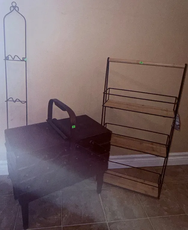 Wood and Metal Craft Storage Set with Expandable Organizer