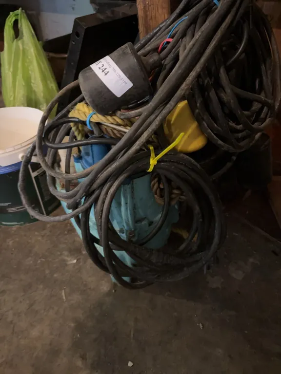 Two Submersible Water Pumps with Cables