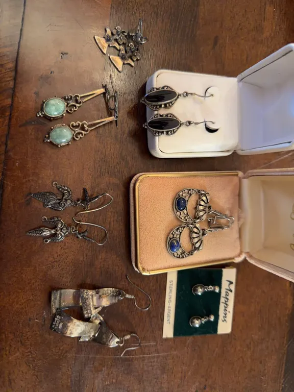 Beautiful 925 Silver Earrings Assortment