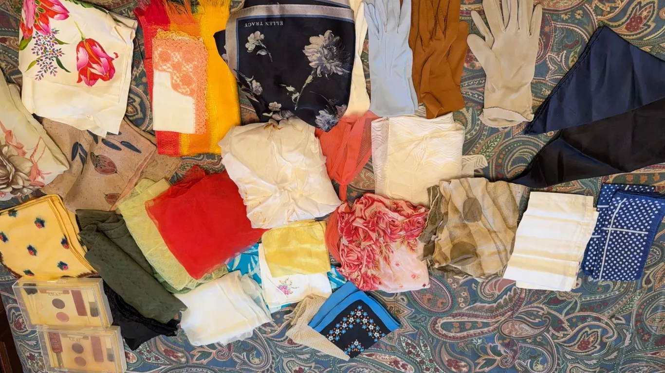 Scarves, Hankies, and Ladies Gloves
