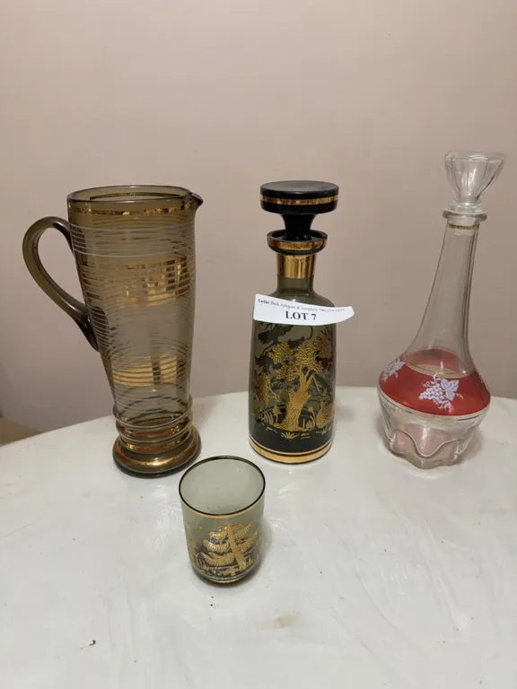 Decorative Glass Jugs and Decanters