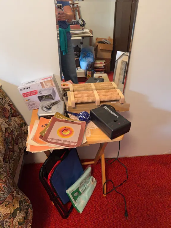 19 Mini Records, Alarm Clock, Mirror, Foot Massager, and More