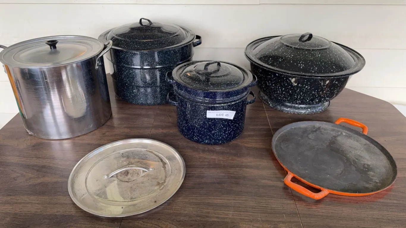 Large Stock Pots and Canning Equipment