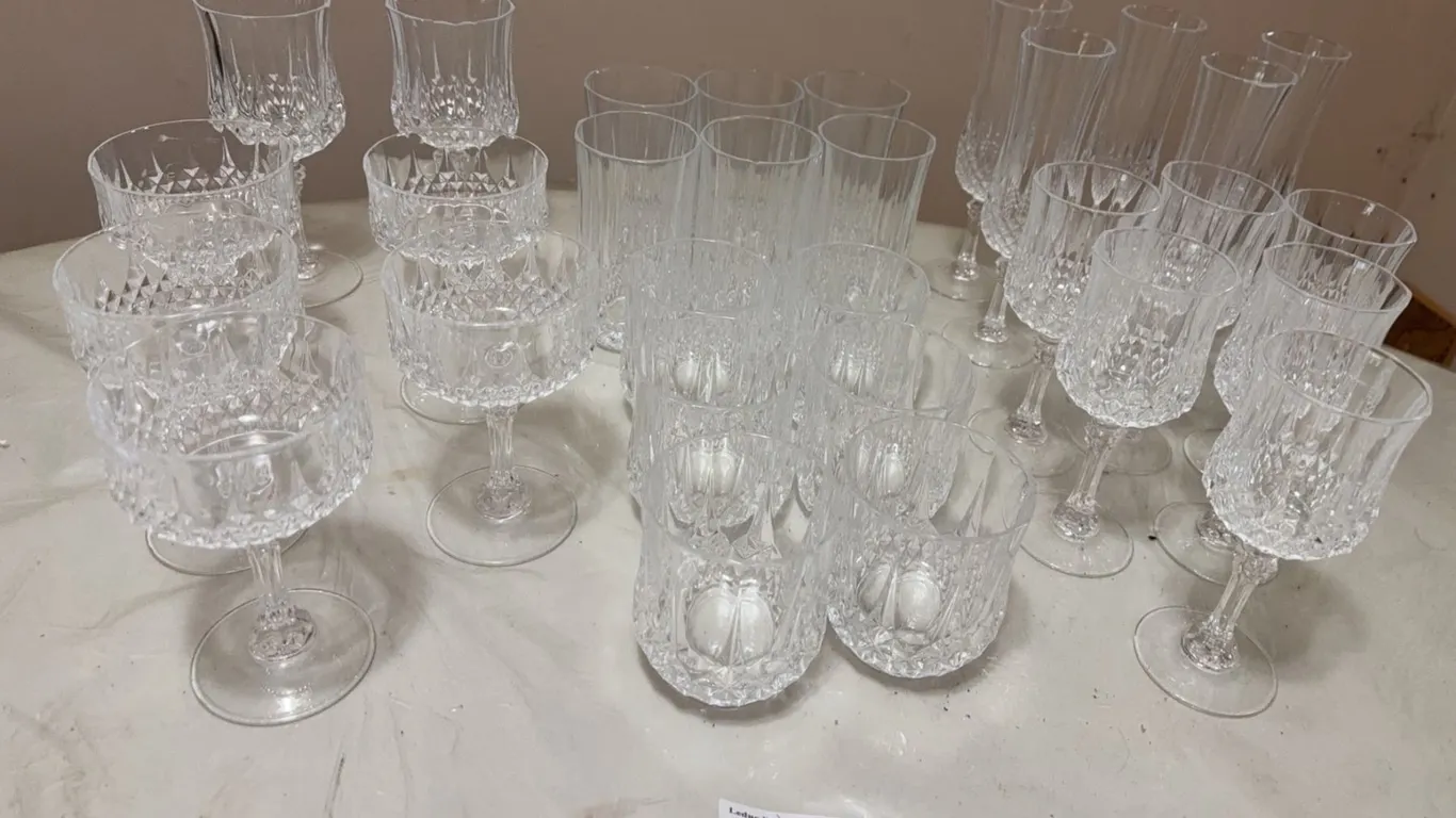 Cut Crystal Stemware and Tumblers