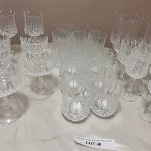 Cut Crystal Stemware and Tumblers
