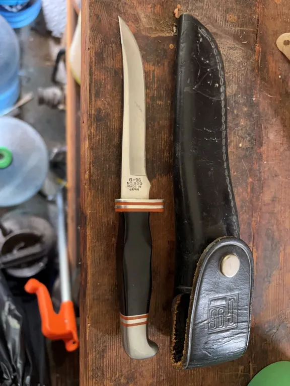 G96 No. 920 Fixed Blade Knife with Sheath