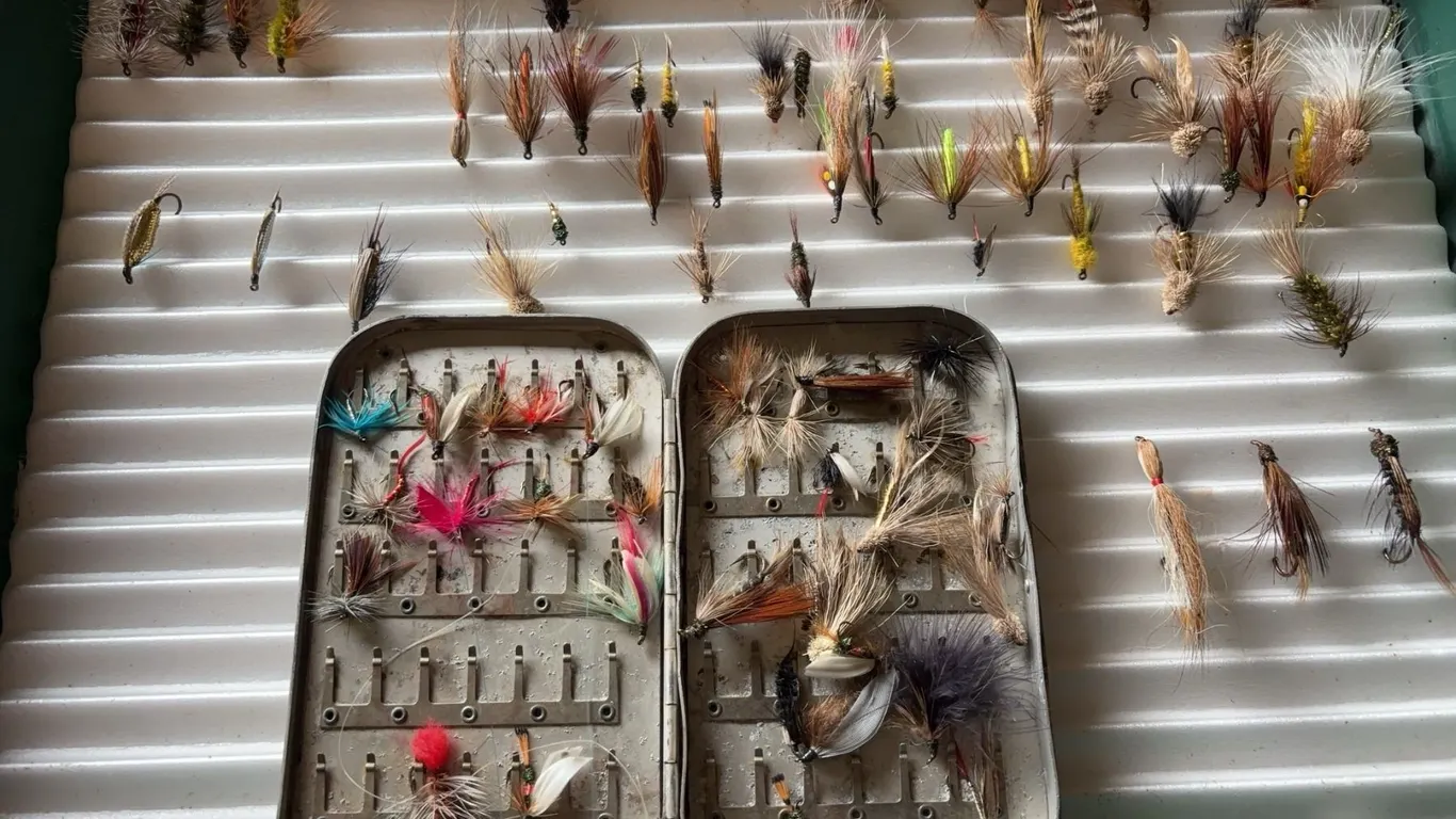 Handmade Fly Fishing Collection with Case