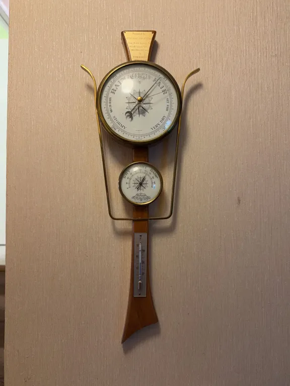 Gerhard Papustka Wall Barometer Thermometer