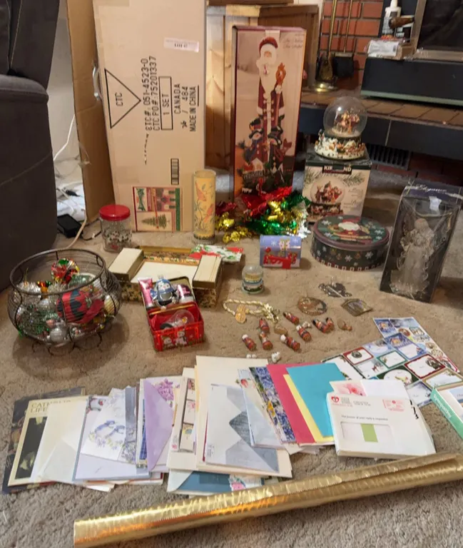 Large Assorted Christmas Decoration Lot