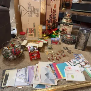 Large Assorted Christmas Decoration Lot