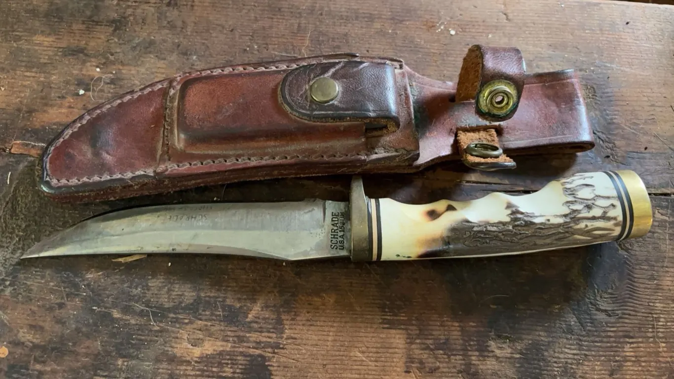 Schrade U.S.A. 153UH Uncle Henry Golden Spike Knife