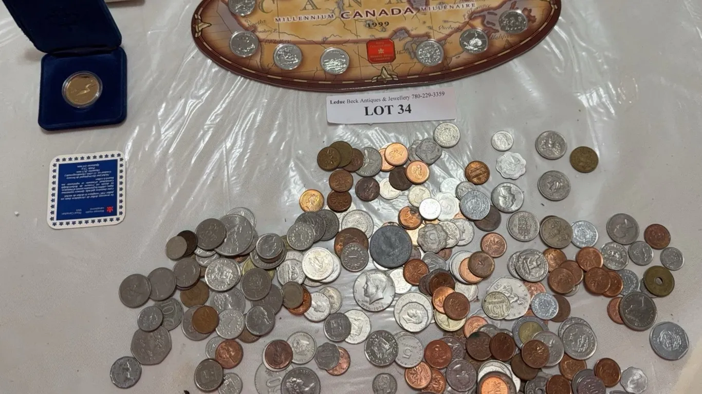 Canadian Coin Collection With 1999 Millennium Set