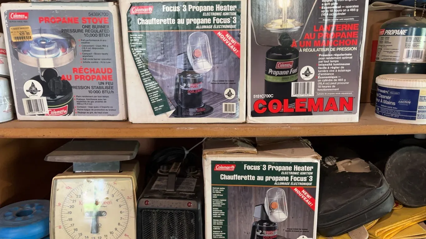 Coleman Propane Stove, Heater, and Lantern Lot