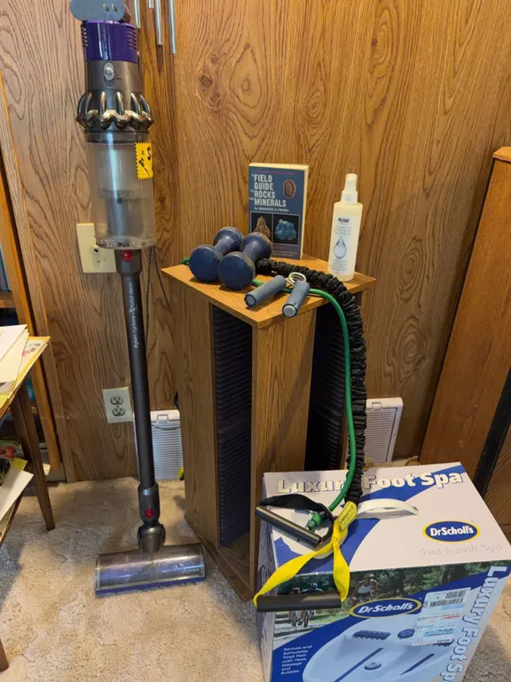 Dyson V10 Total Clean, Dr. Scholl's Foot Spa, Weights & More
