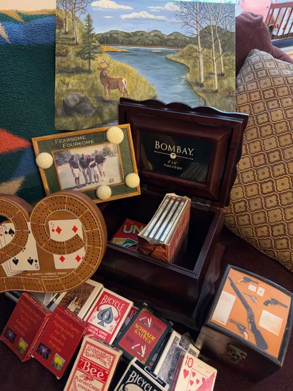 Game and Music Set with Art and Decorative Box