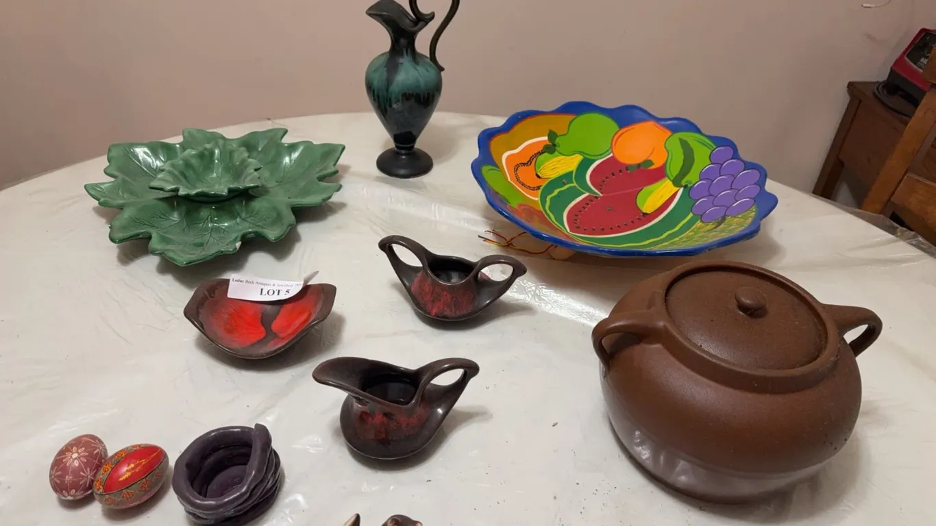 Ceramic Pottery and Decorative Tableware Lot