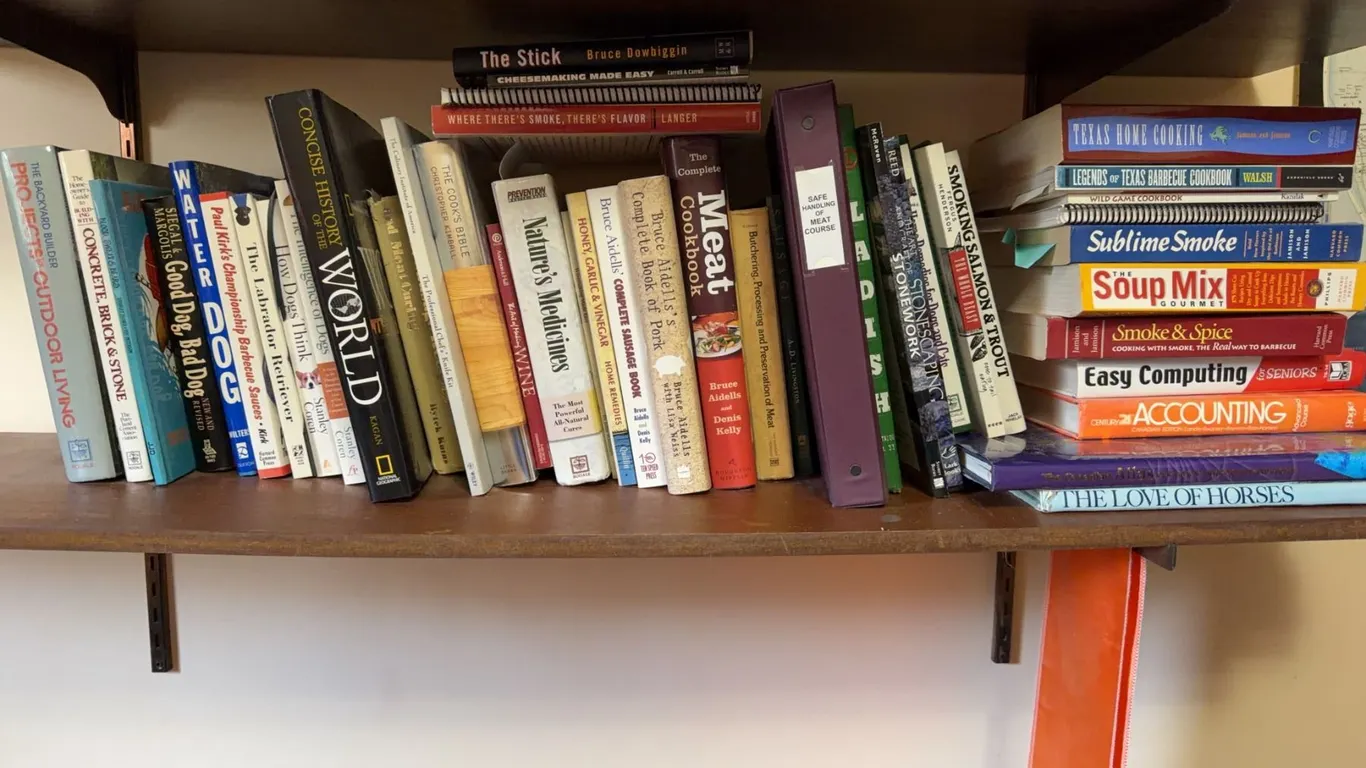 Books on Cooking, History, and Crafts