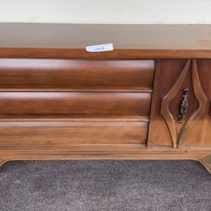 Mid-Century Cedar-Lined Chest With Cabinet