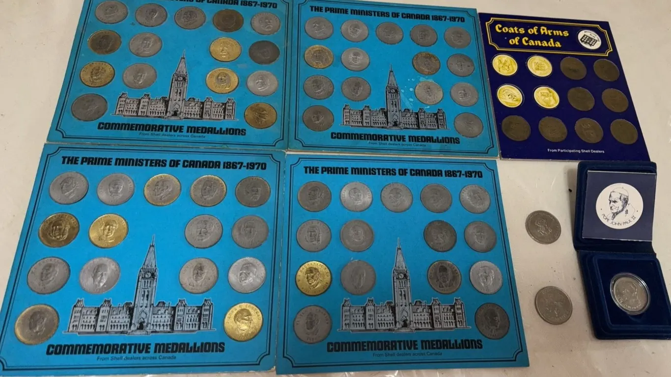 Canadian Commemorative Medals and Coins Collection