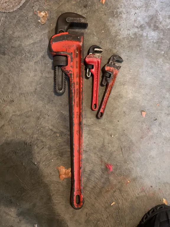 Pipe Wrench Set by RIDGID and SUPER-EGO