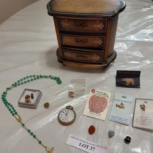 Jewelry, Ephemera, and Pocket Watch Lot