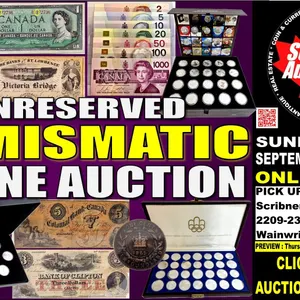 SEPT 25-26-27 : 2026 : COIN - PRIVATE COLLECTION & EQUIPMENT AUCTION - JEWELLERY-COIN