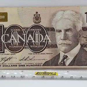 Canada $100 Bill : 1988 "Bird Series" : Knight/Thiessen #BJL0389992