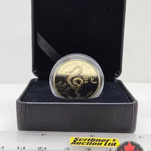 RCM Canada 2013 : $150 Gold Coin : Year of the Snake (COA #1839) 75% gold, 25% silver (18-karat gold