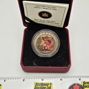 RCM Canada 2012 : 50-Cent Coin : Santa's Magical Visit (COA #10479)