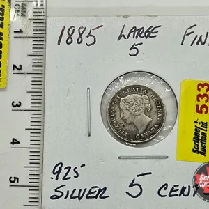 Canada Five Cent 1885 (Consignor Note: Large 5)