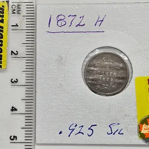 Canada Five Cent 1872H