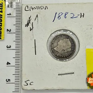 Canada Five Cent 1882H