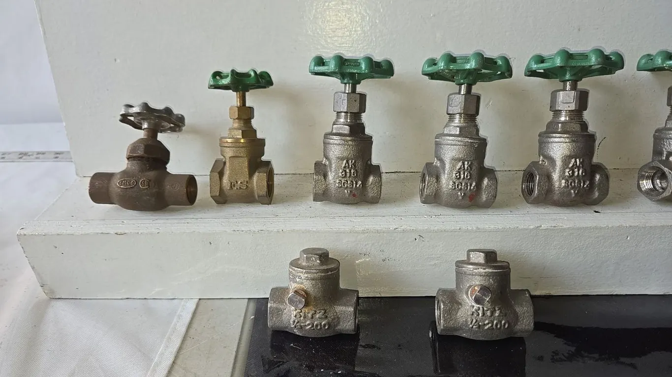1/2" & 3/4" Gate Valves