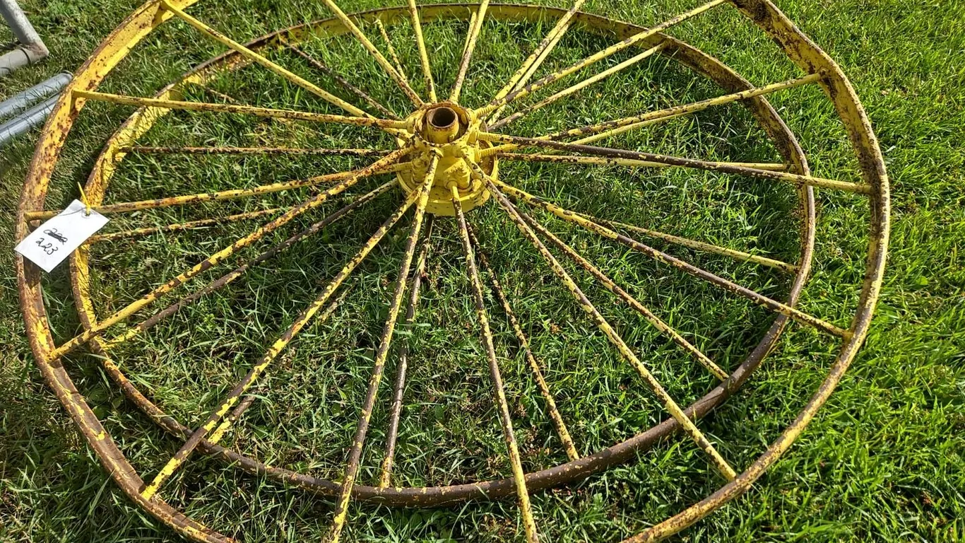 Pair Steel Wheels - 53" dia.