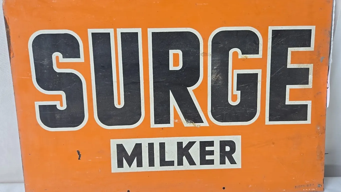 Surge Milker Sign - original