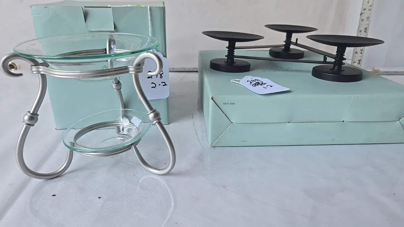 2 - Partylite Candle Stands - NIB