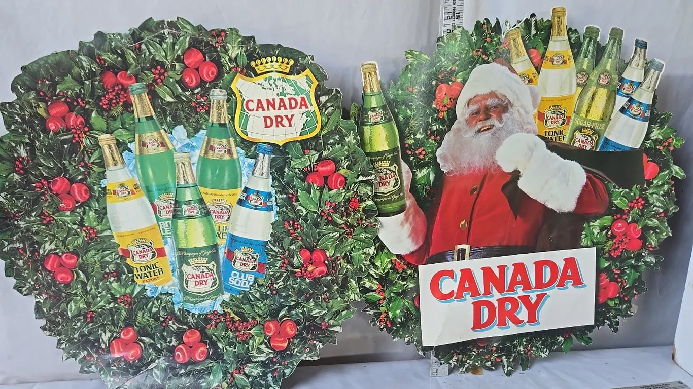 2 - Canada Dry Christmas Wreaths