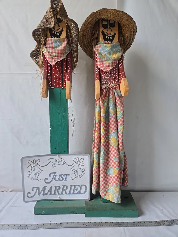 Homemade Person Yard Ornaments