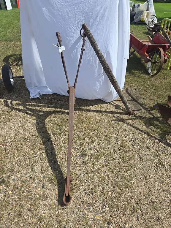 Walk-behind trencher w/ yoke