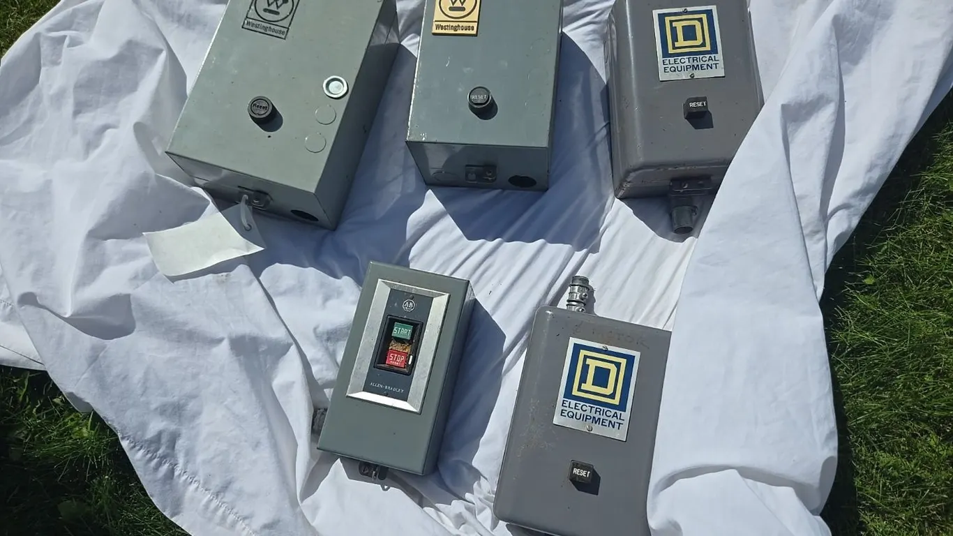 Allan & Bradley & Westinghouse electrical switch boxes