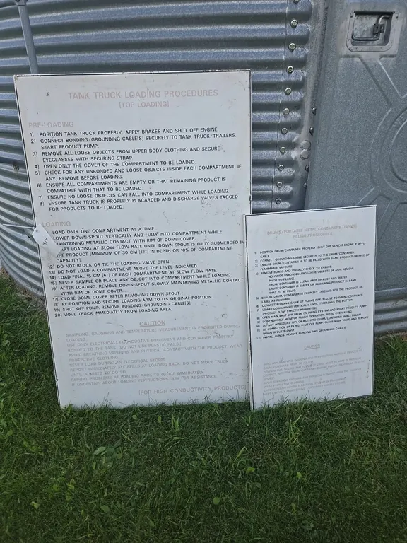 2 - Bulk Station Loading Signs