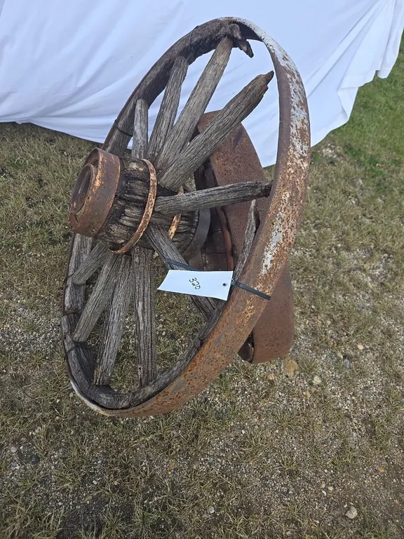 2 - Wagon Wheels - wood is dried out