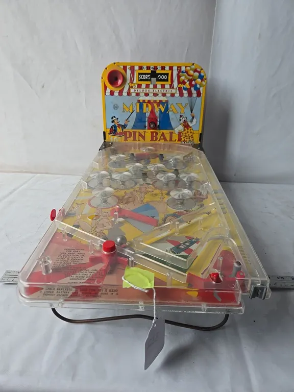 Marx Midway Deluxe Pinball Game - untested