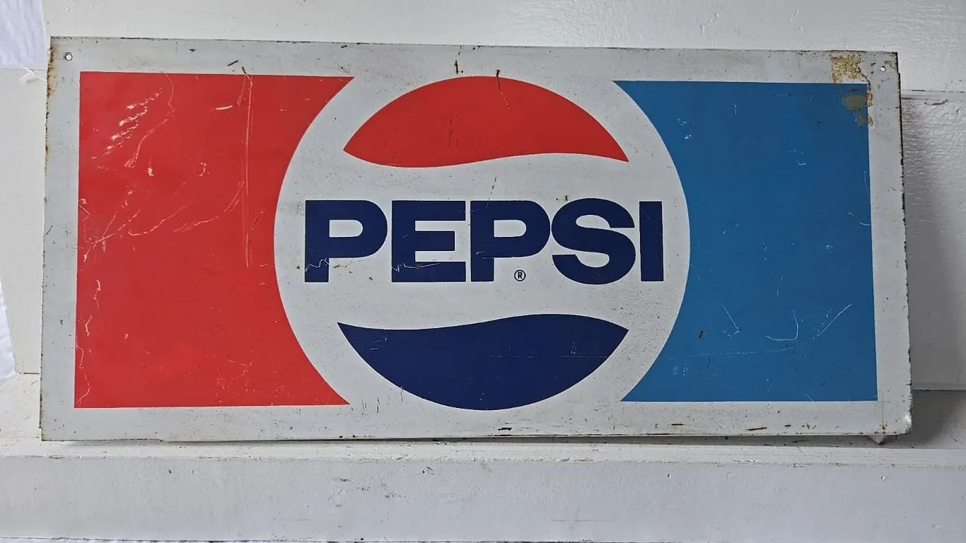 Pepsi Rack Topper - original