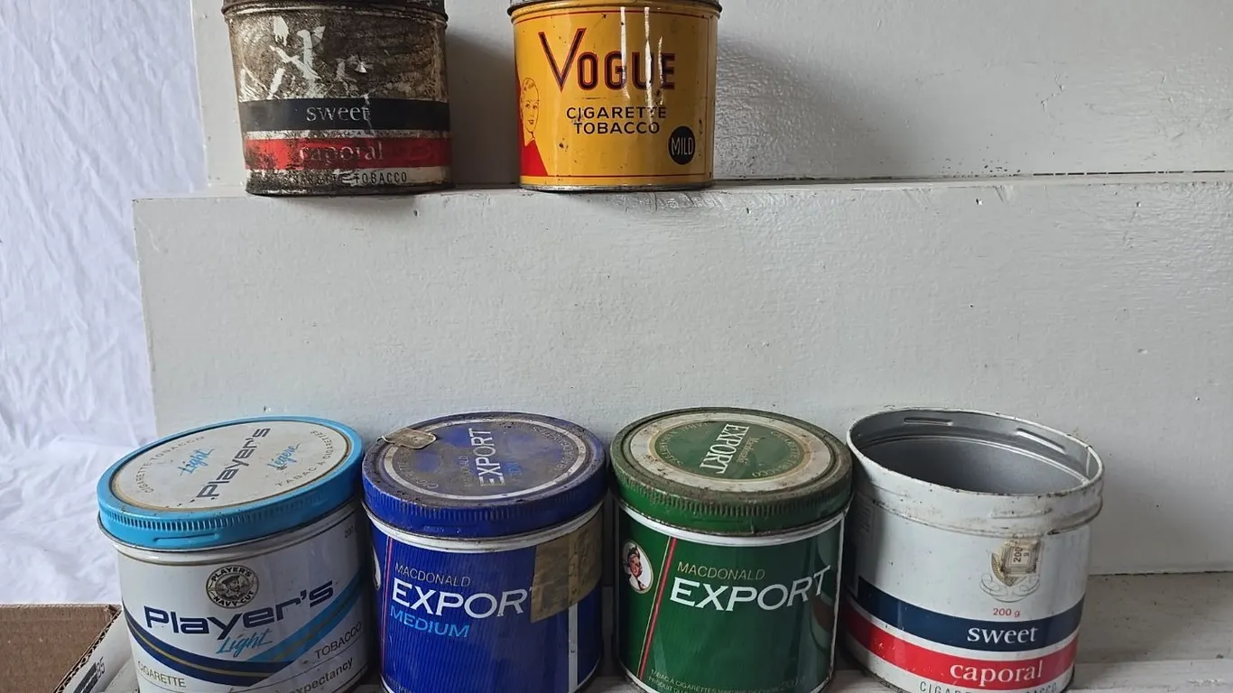 6 - Tobacco Cans