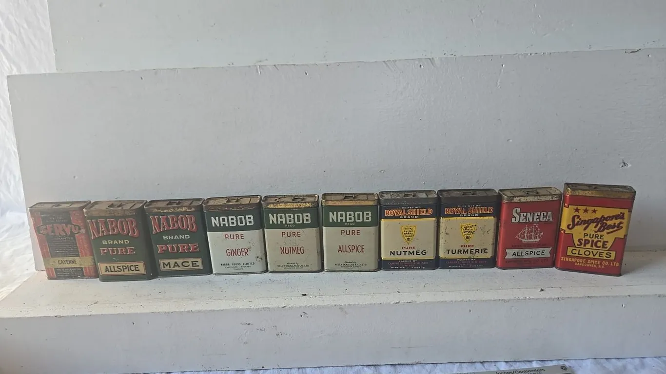 Lg. selection of Spice Tins