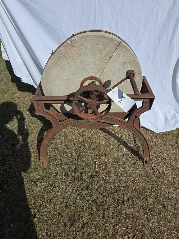 Cleveland Stone Co. Grinding Stone - stone is broken