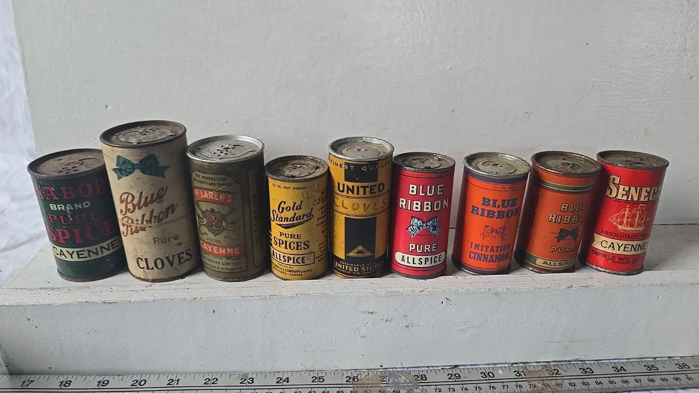Variety of Spice Tins
